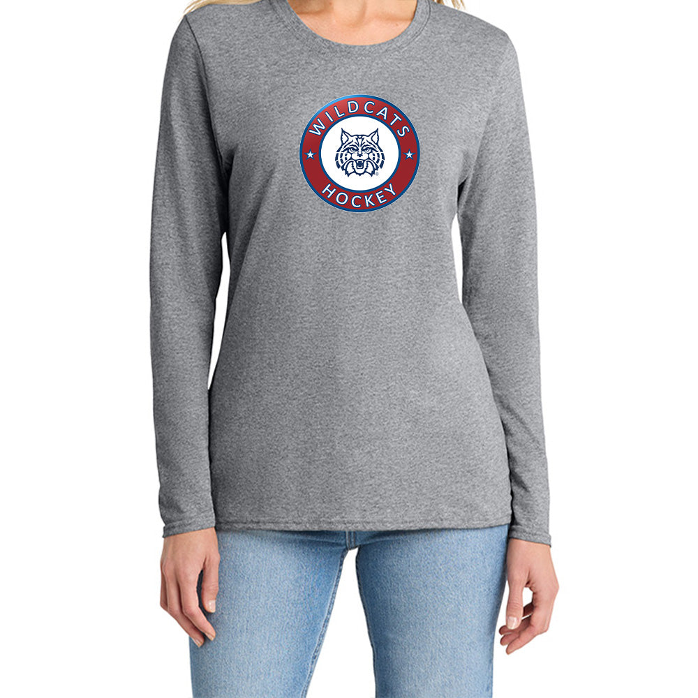 Wildcats Hockey "Classic" Ladies LS Tee