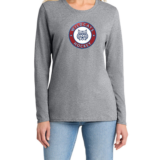 Wildcats Hockey "Classic" Ladies LS Tee