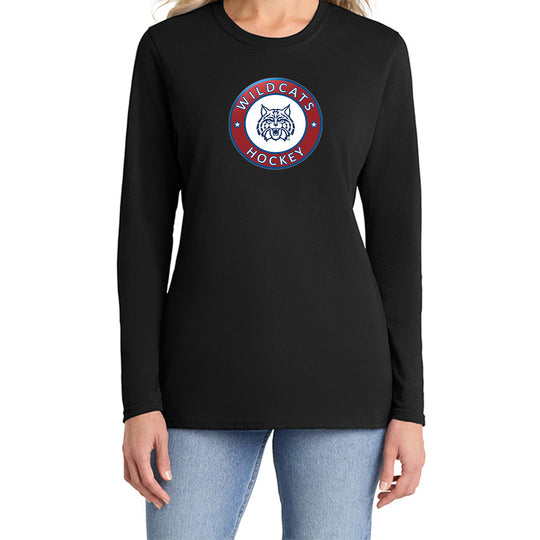 Wildcats Hockey "Classic" Ladies LS Tee