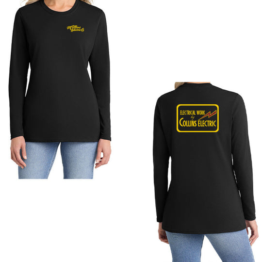 Collins Electric Ladies Work LS Tee