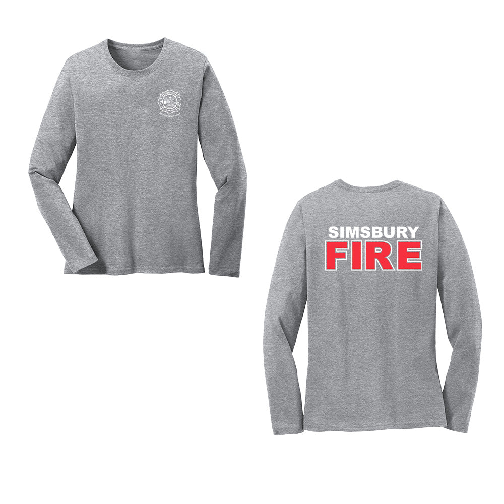 Simsbury FIRE Ladies LS Tee