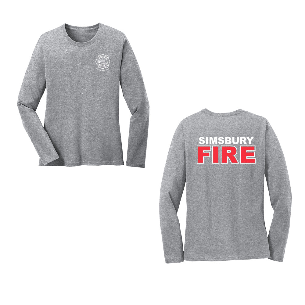 Simsbury FIRE Ladies LS Tee
