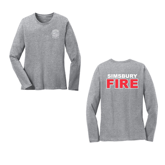 Simsbury FIRE Ladies LS Tee