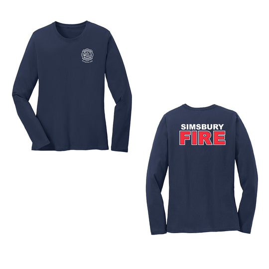 Simsbury FIRE Ladies LS Tee
