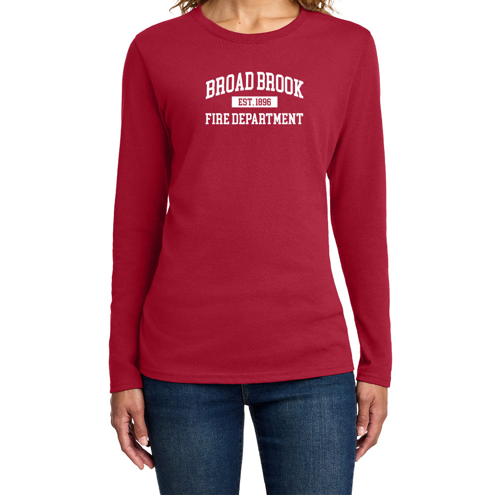 Broad Brook Fire "EST" Ladies LS Tee