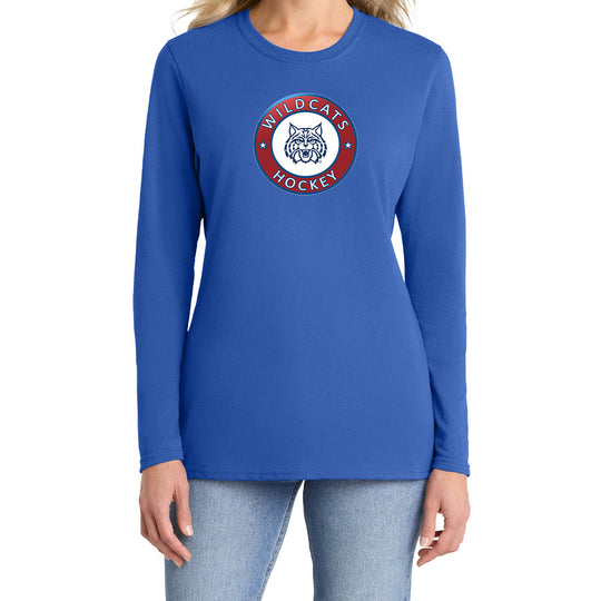 Wildcats Hockey "Classic" Ladies LS Tee
