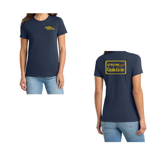 Collins Electric Ladies Work Tee