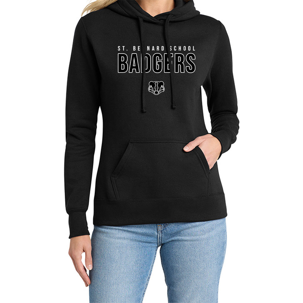 Saint Bernard "STB" Ladies Fleece Hoodie