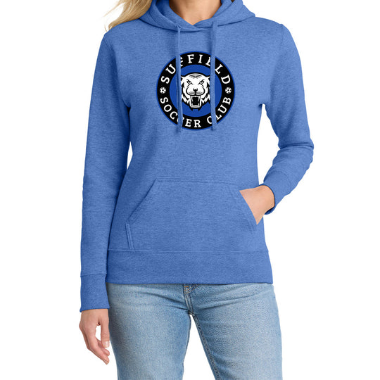 Suffield Soccer Club Ladies Fleece Hoodie
