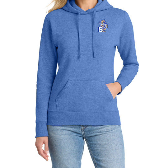 Suffield Lacrosse "New Cat" Ladies Hoodie