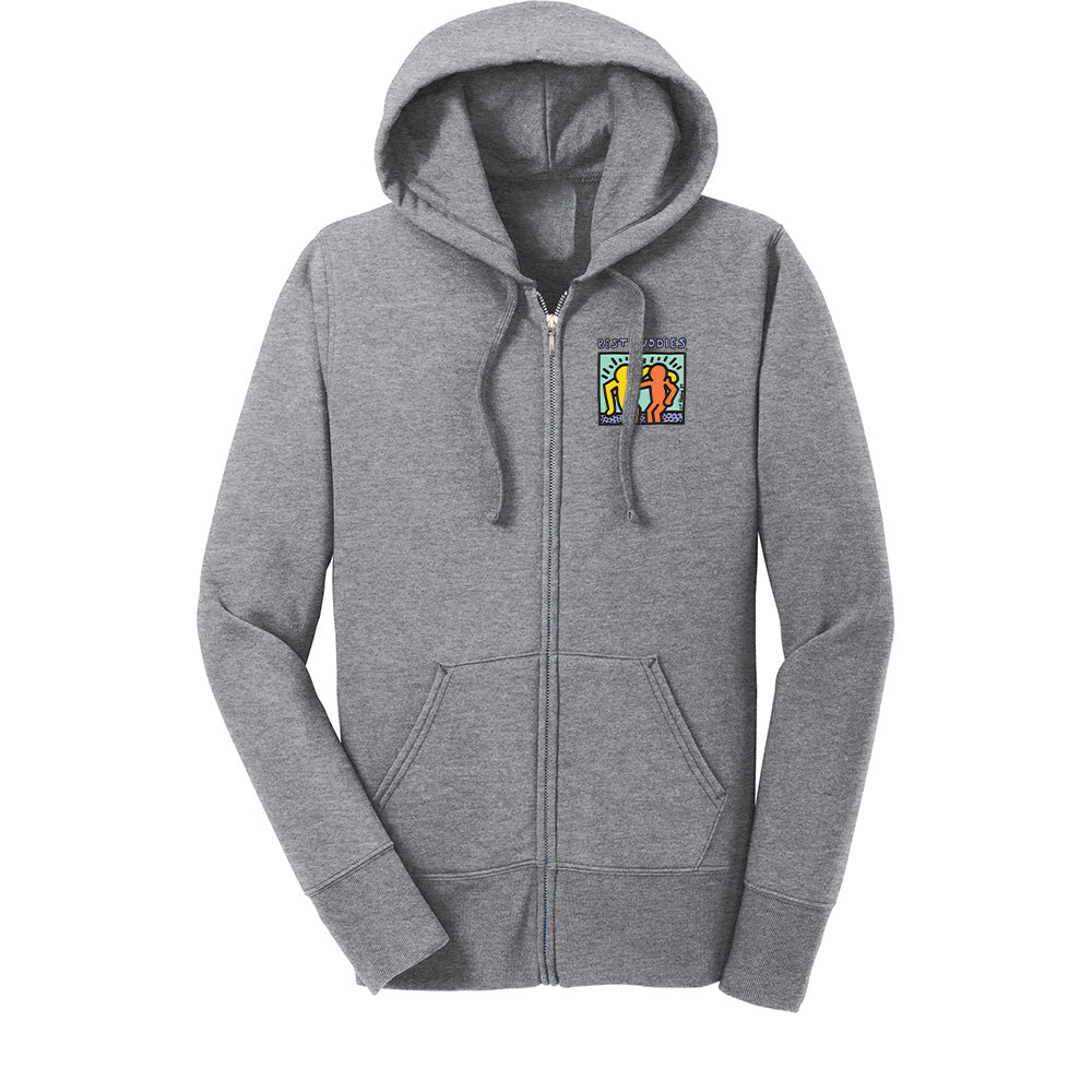 JFK Best Buddies Ladies Full Zip Hoodie