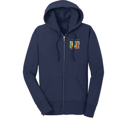 JFK Best Buddies Ladies Full Zip Hoodie