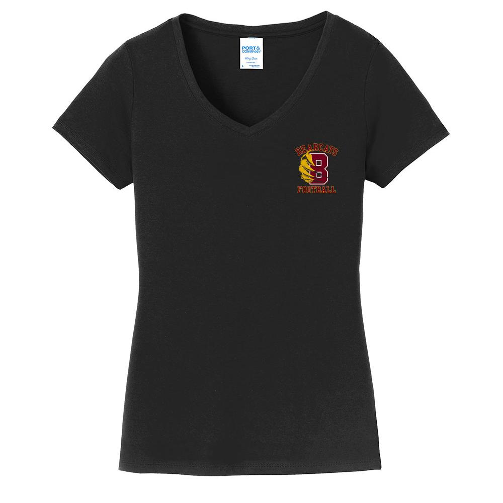 Bearcats Football V-Neck Tee