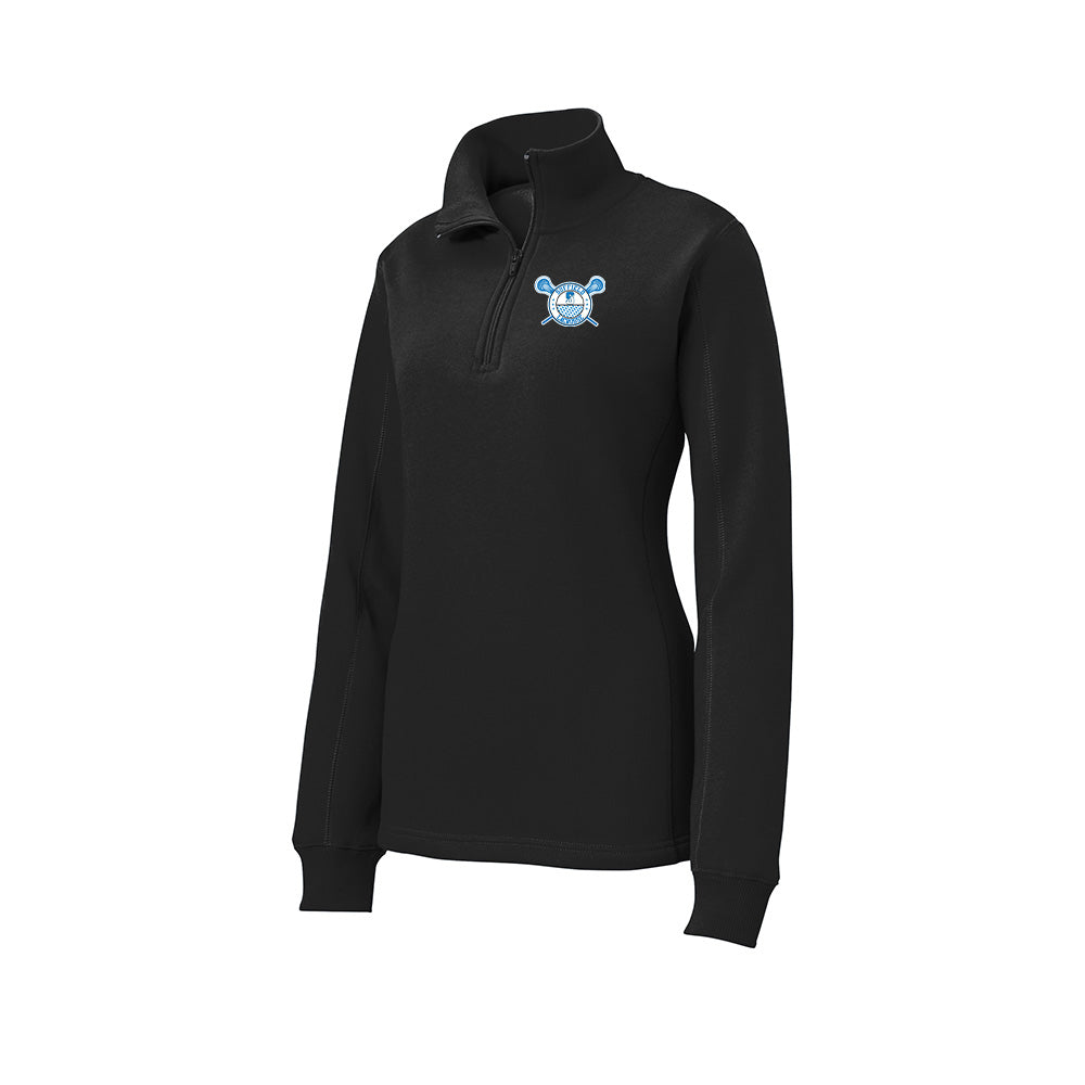 Suffield Lacrosse "Classic" Ladies Sweatshirt 1/4 Zip