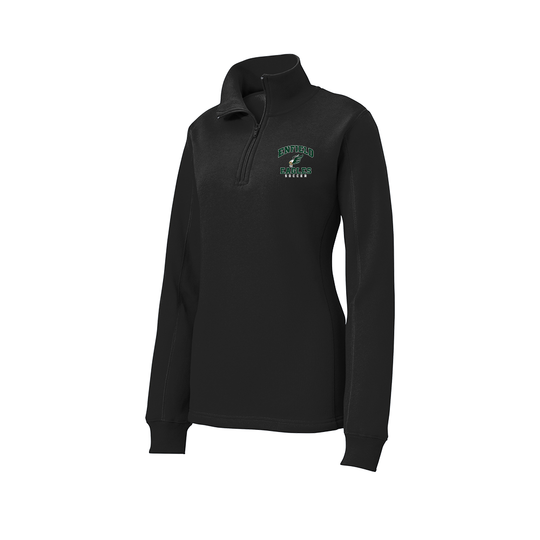 Enfield Eagles Soccer Ladies 1/4 Zip Sweatshirt