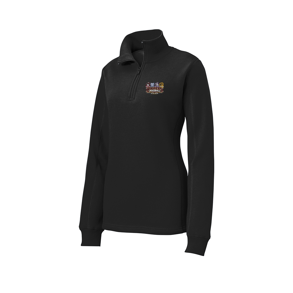 Raiders Football Ladies Sweatshirt 1/4 Zip