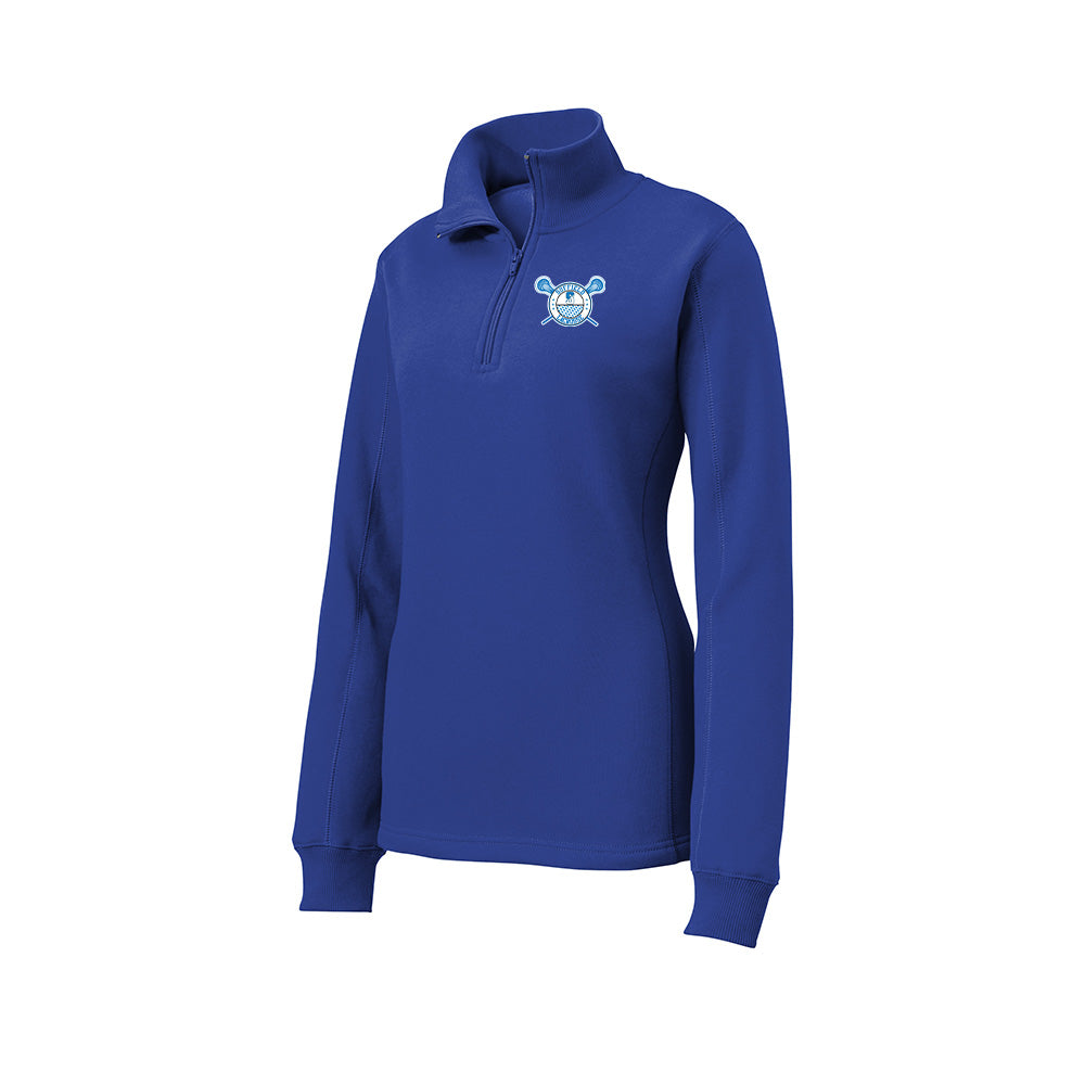 Suffield Lacrosse "Classic" Ladies Sweatshirt 1/4 Zip