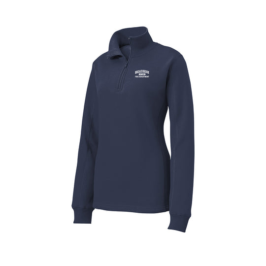 Broad Brook Fire Ladies "EST" Sweatshirt 1/4 Zip