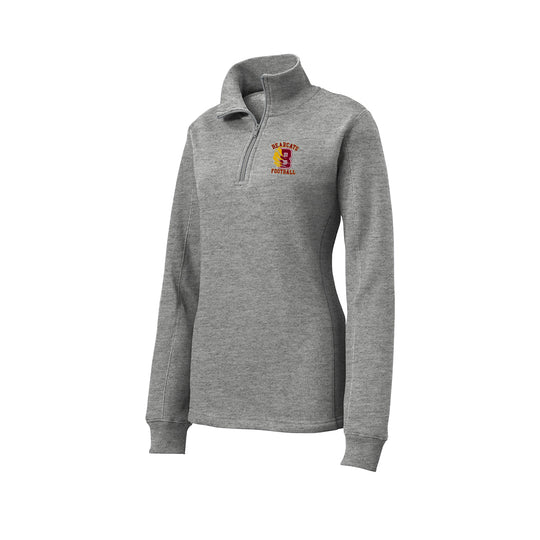 Bearcats Football Ladies 1/4 Zip Sweatshirt