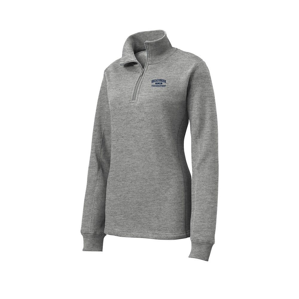 Broad Brook Fire Ladies "EST" Sweatshirt 1/4 Zip