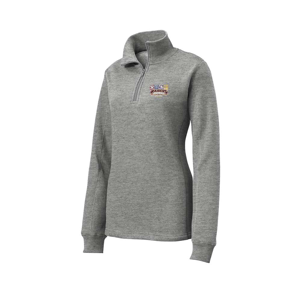 Raiders Football Ladies Sweatshirt 1/4 Zip