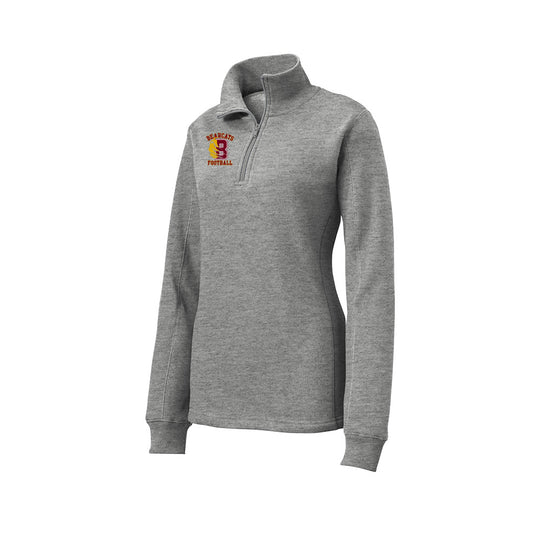 Bearcats Football Ladies 1/4 Zip Sweatshirt