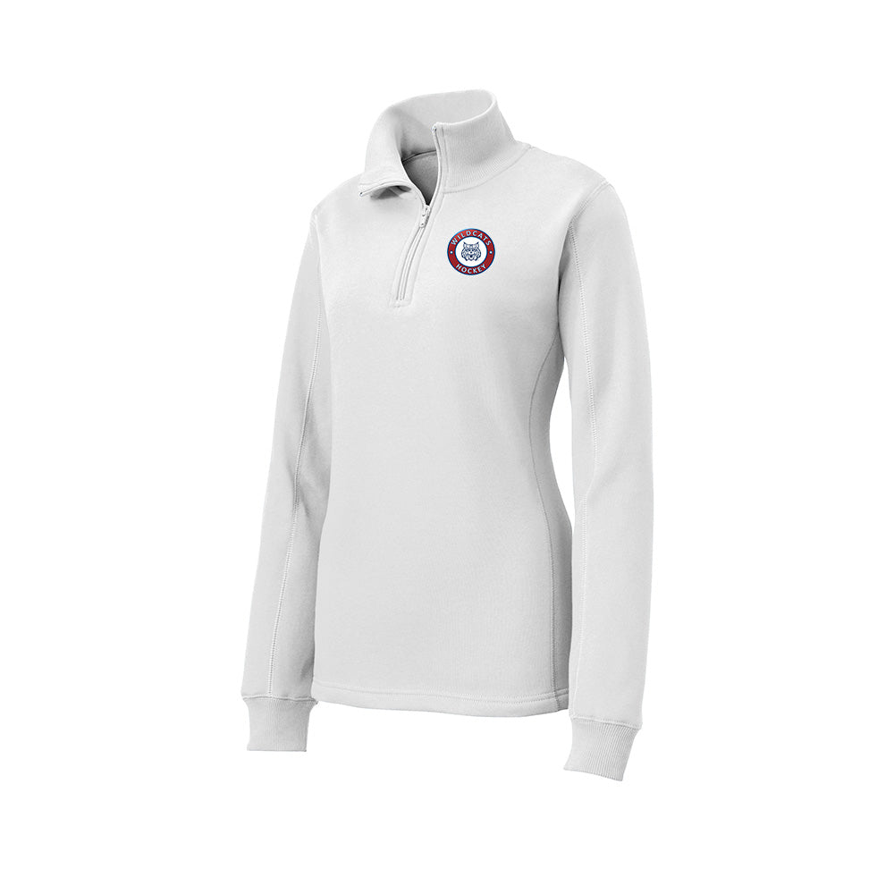 Wildcats Hockey "Classic" Ladies Sweatshirt 1/4 Zip