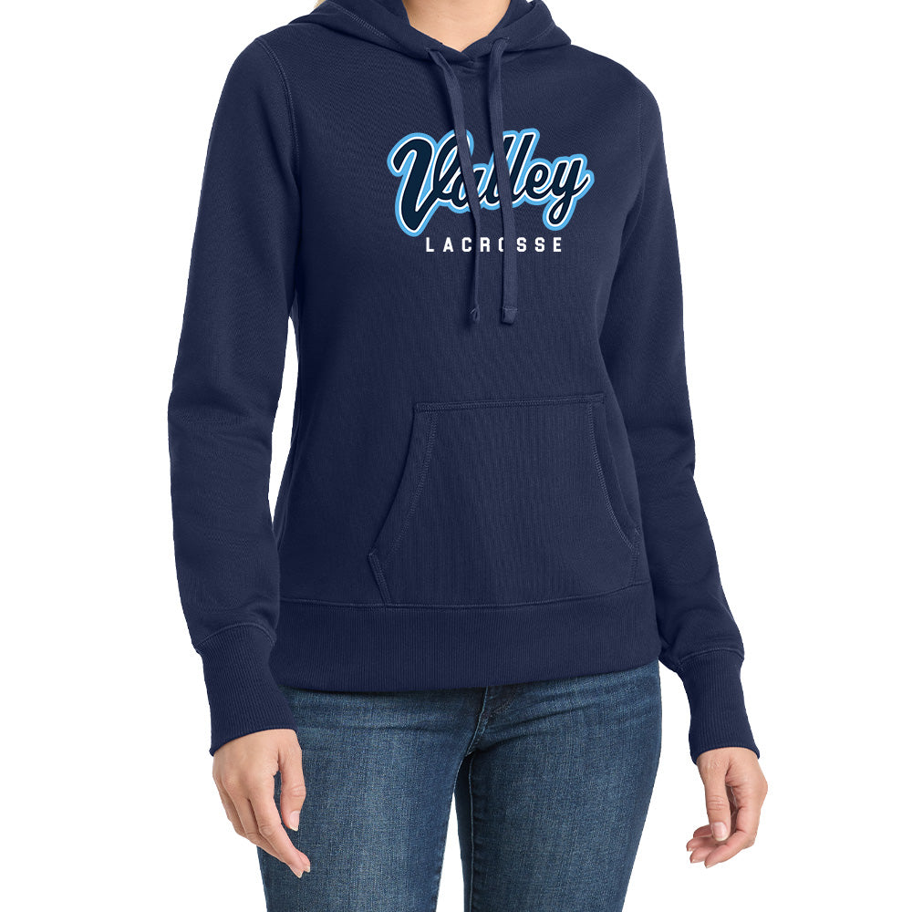 Valley Lacrosse Ladies Fleece Hoodie