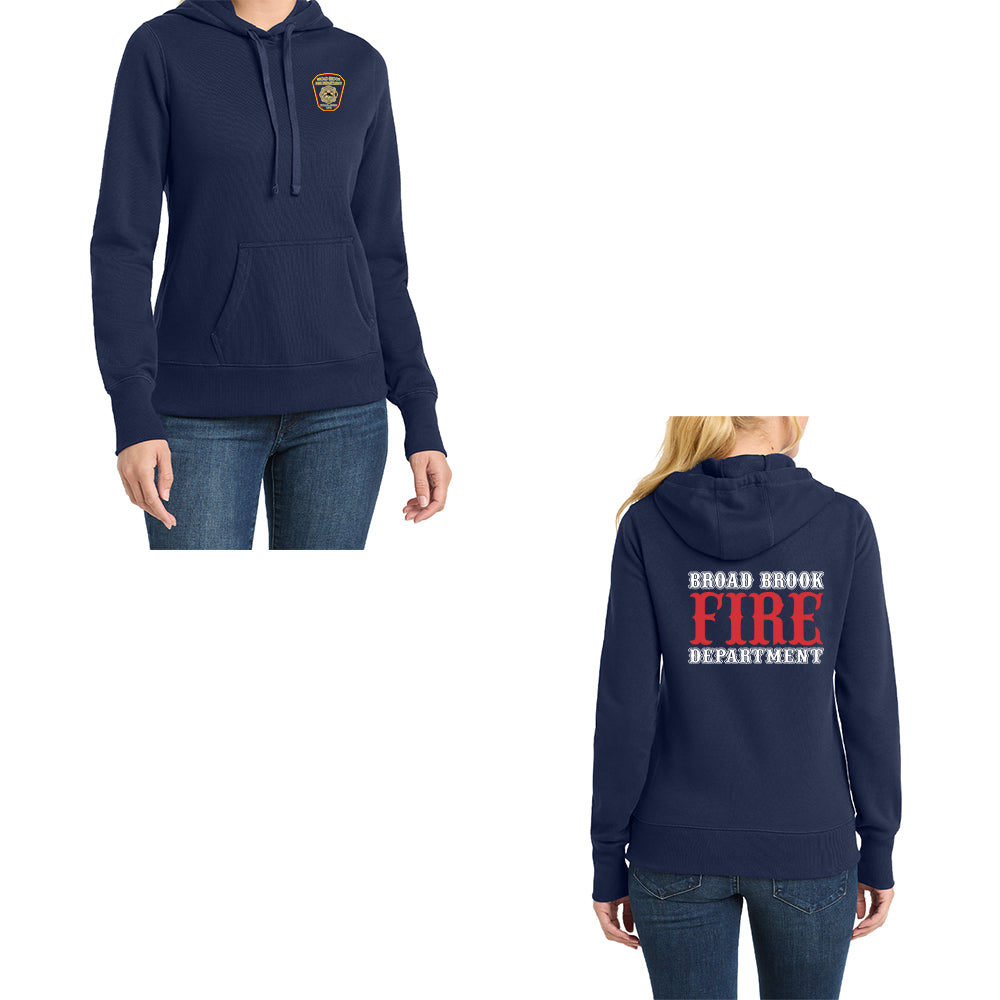 Broad Brook Fire Ladies Fleece Hoodie
