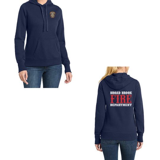 Broad Brook Fire Ladies Fleece Hoodie