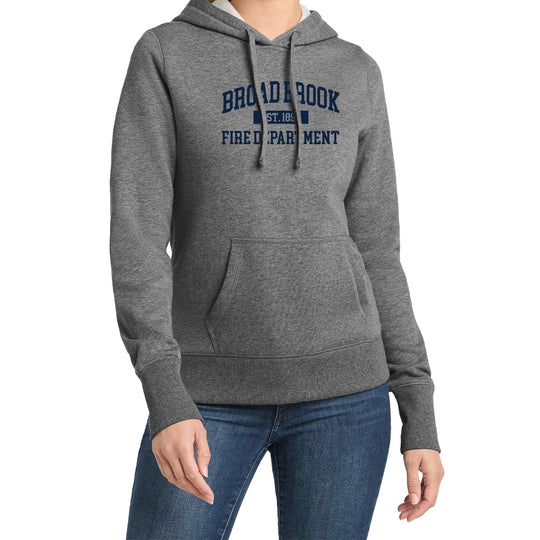 Broad Brook Fire "EST" Ladies Fleece Hoodie