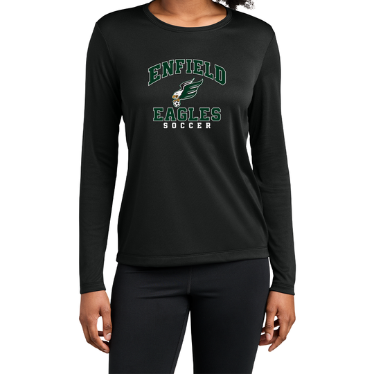 Enfield Eagles Soccer Ladies LS Tech Tee
