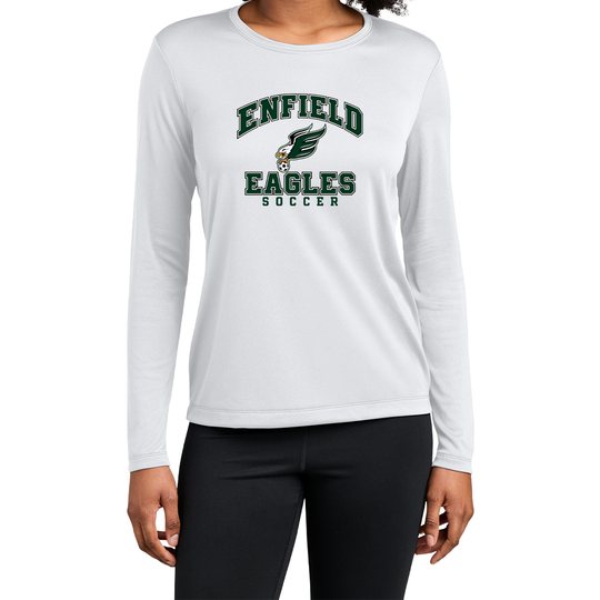 Enfield Eagles Soccer Ladies LS Tech Tee