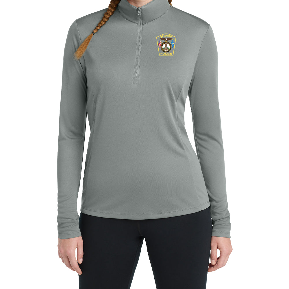 Vernon Police Ladies PosiCharge® 1/4 Zip