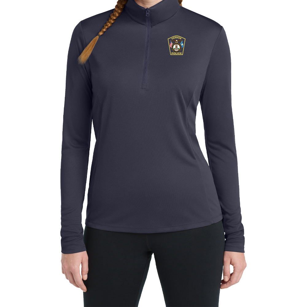 Vernon Police Ladies PosiCharge® 1/4 Zip