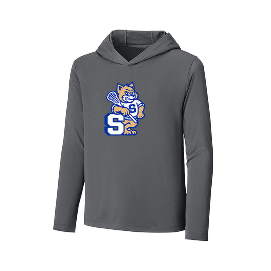 Suffield Youth Lacrosse "New Cat" LS T-Shirt Hoodie