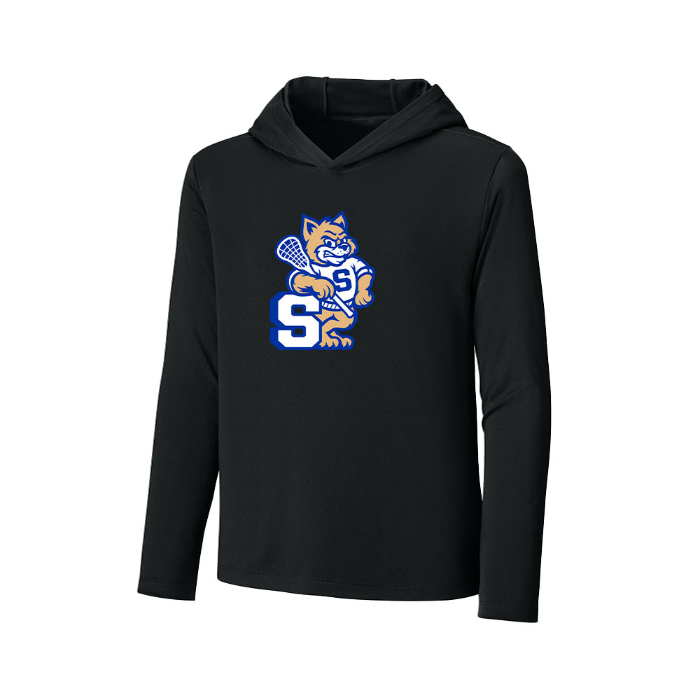 Suffield Youth Lacrosse "New Cat" LS T-Shirt Hoodie