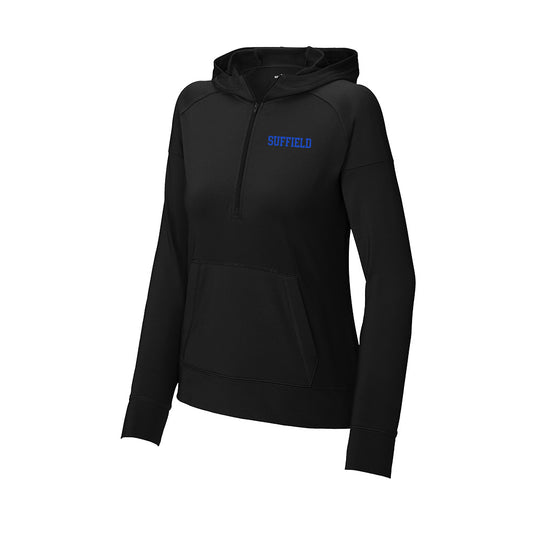 Suffield PTO Ladies Stretch 1/2 Zip Hoodie