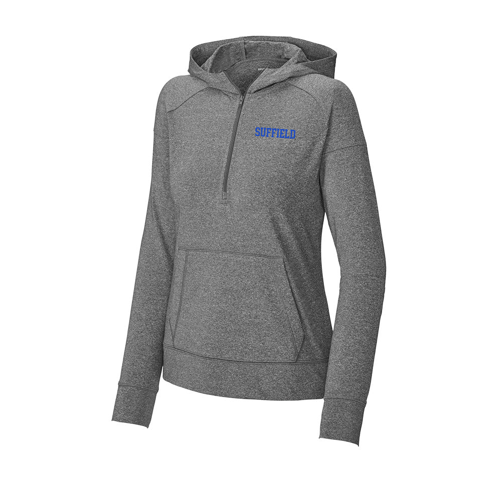 Suffield PTO Ladies Stretch 1/2 Zip Hoodie