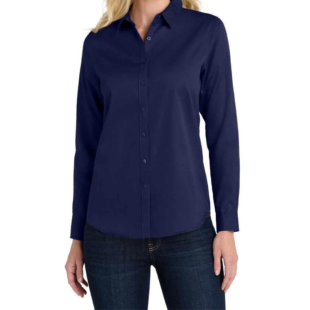 Port Authority® Women's Long Sleeve superPro React™