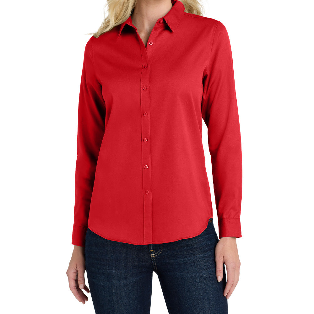 Port Authority® Women's Long Sleeve superPro React™