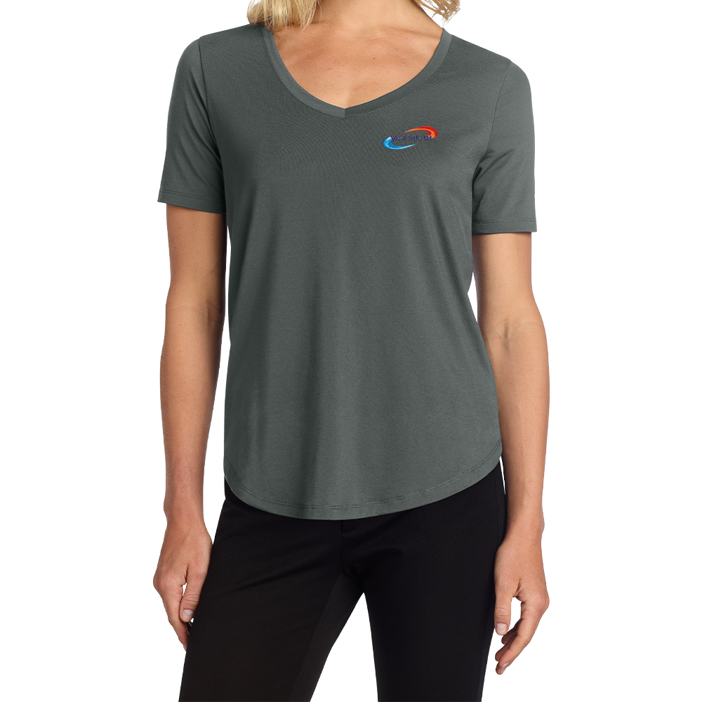 West Side Oil Women’s Stretch Jersey Relaxed Scoop