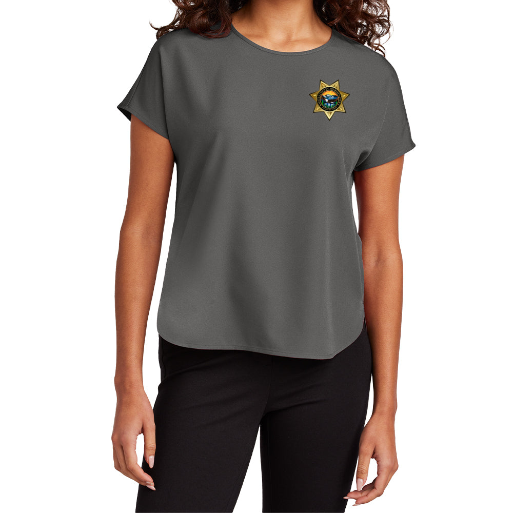 Mercer+Mettle® Women's Stretch Crepe Crew
