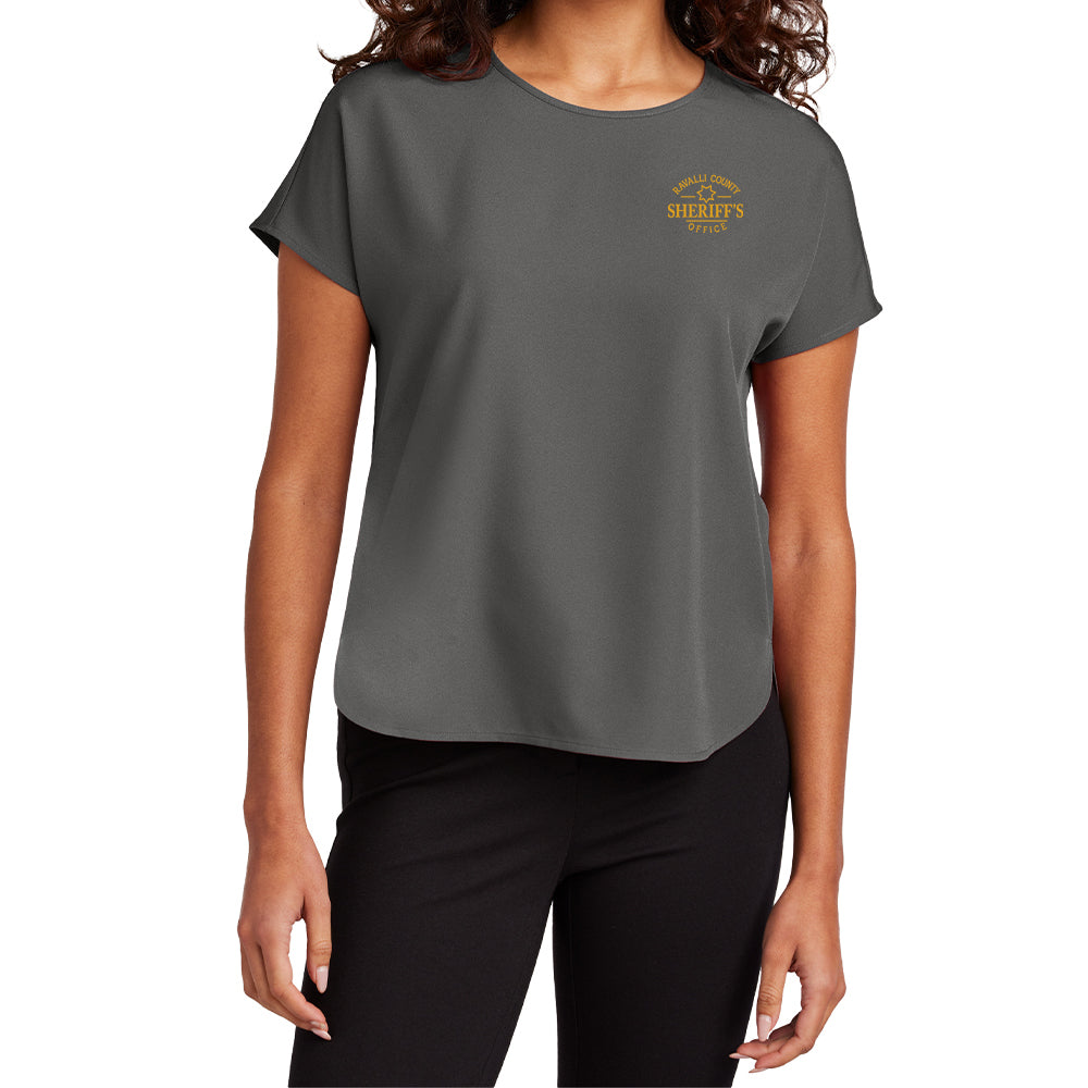 Mercer+Mettle® Women's Stretch Crepe Crew (RCSO)