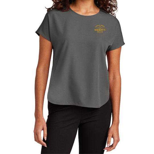 Mercer+Mettle® Women's Stretch Crepe Crew (RCSO)