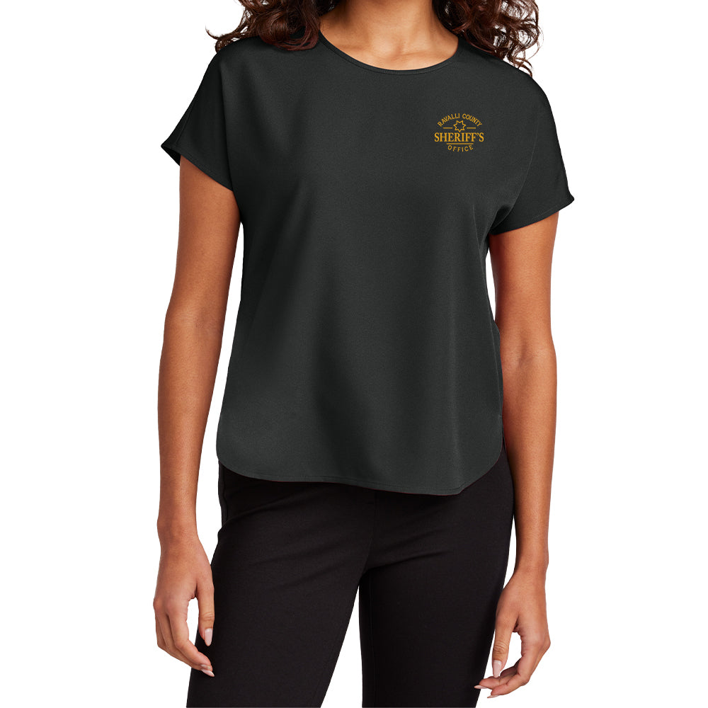 Mercer+Mettle® Women's Stretch Crepe Crew (RCSO)