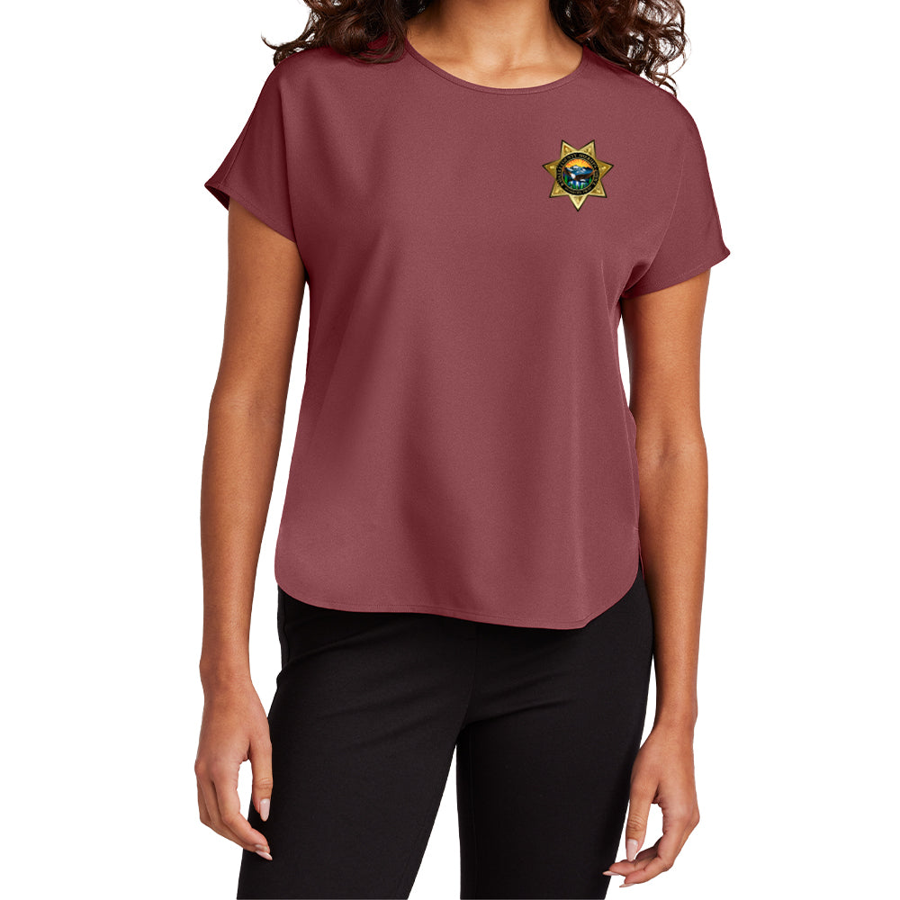 Mercer+Mettle® Women's Stretch Crepe Crew