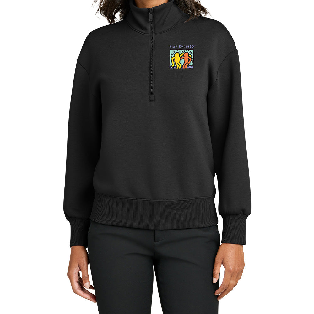 JFK Best Buddies Ladies Soft Spacer 1/4-Zip
