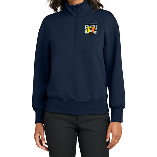 JFK Best Buddies Ladies Soft Spacer 1/4-Zip