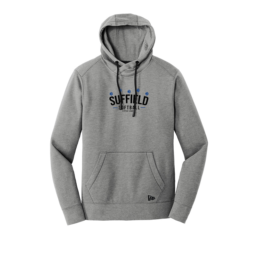 Suffield LL Adult New Era Tri-blend Hoodie "Classic Softball" - NEA510 (color options available)